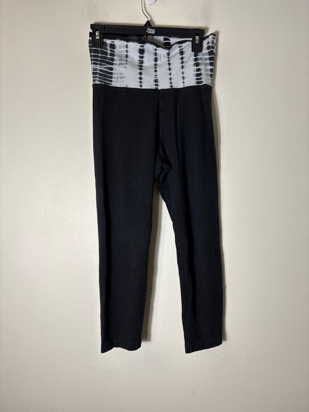 Hard Tail Black White Athletic Leggings Sz M